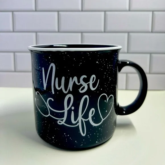Nurse Life Black Mug - Picture 1 of 5